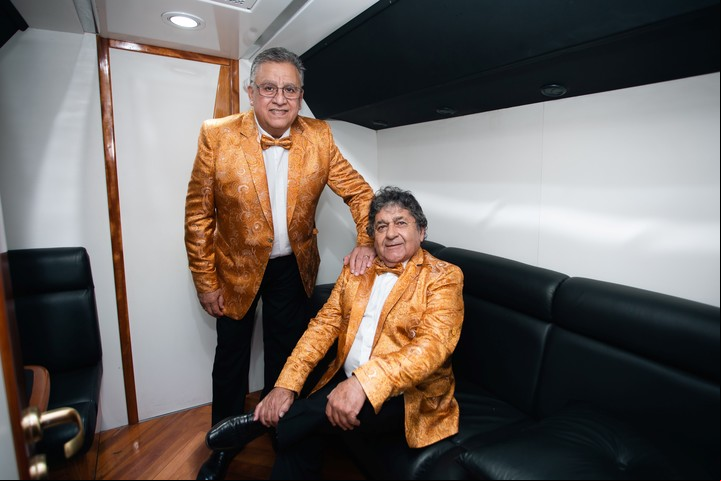 Marcos Camino y Cacho Deicas, los dos históricos de Los Palmeras.