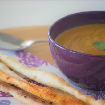 Sopa asiática de calabaza
