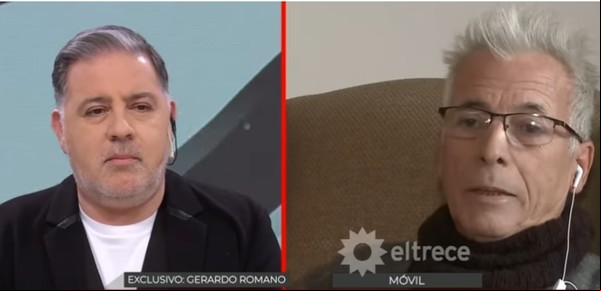 Se enojó Gerardo Romano y abandonó un móvil en el programa de Fabián Doman: "Qué ridículo"