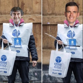 Censo 2022: Censo Francéscoli, Gio Lo Censo, y la catarata de memes que inundó las redes en medio del operativo del INDEC