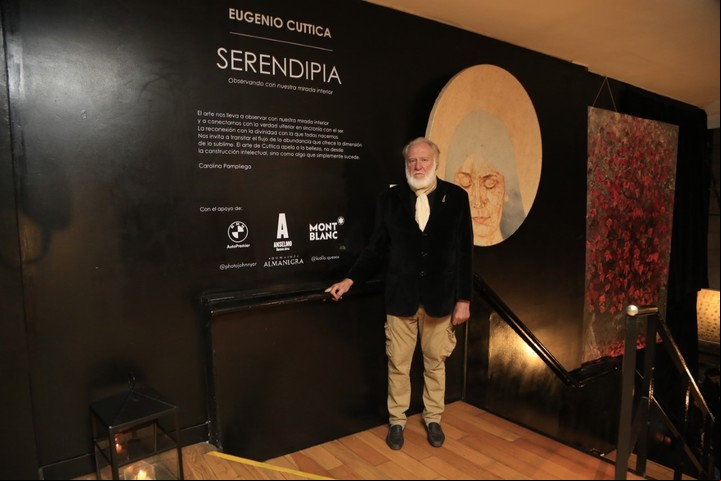 Cuttica en Buenos Aires, en el hotel boutique de San Telmo que aloja su muestra más reciente.
