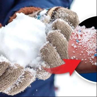 Hallan por primera vez microplásticos en la nieve fresca de la Antártida