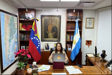 Los lazos de la embajadora de Nicolás Maduro en Argentina con la aerolínea iraní