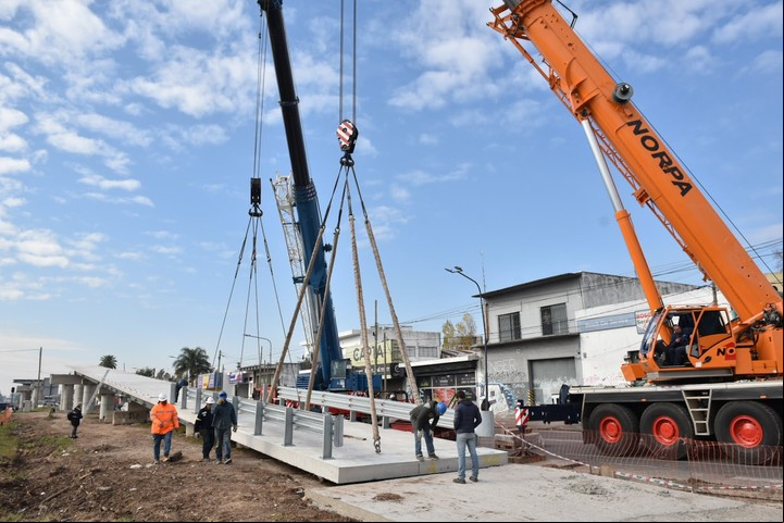 El puente del lado de Merlo será mano Norte-Sur, y el de Ituzaingó tendrá sentido inverso.
