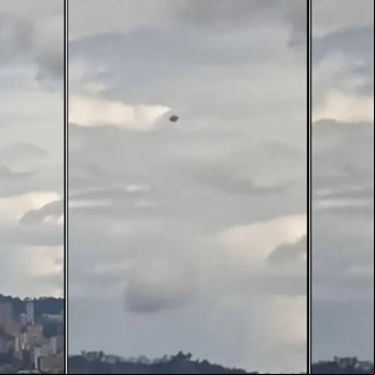 Video: filman un OVNI en el cielo de Medellín y causa impacto