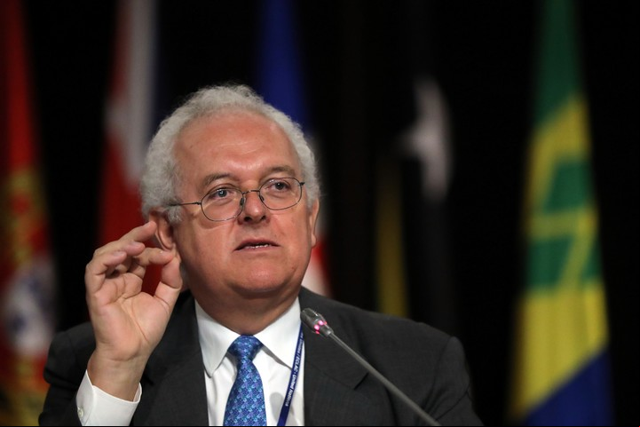 El economista colombiano José Antonio Ocampo durante un acto de la Comisión Económica para América Latina y el Caribe (CEPAL), en Santiago (Chile). Efe