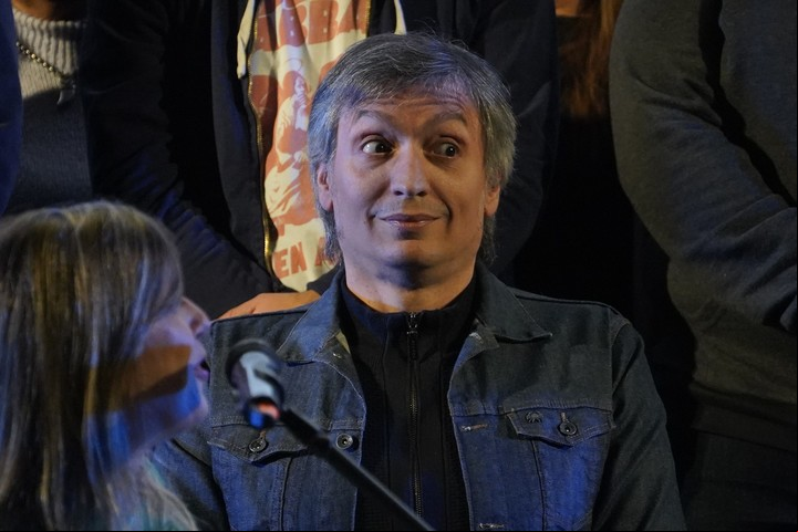 El diputado Máximo Kirchner criticó a los que "abrazaron a Guzmán". Foto Emmanuel Fernández