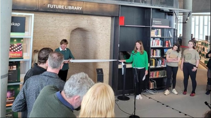 Biblioteca del Futuro. En Oslo, Noruega. / Foto: Telam