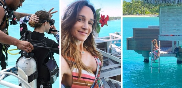 Destino paradisíaco: las lujosas vacaciones de Verónica Lozano en la Polinesia