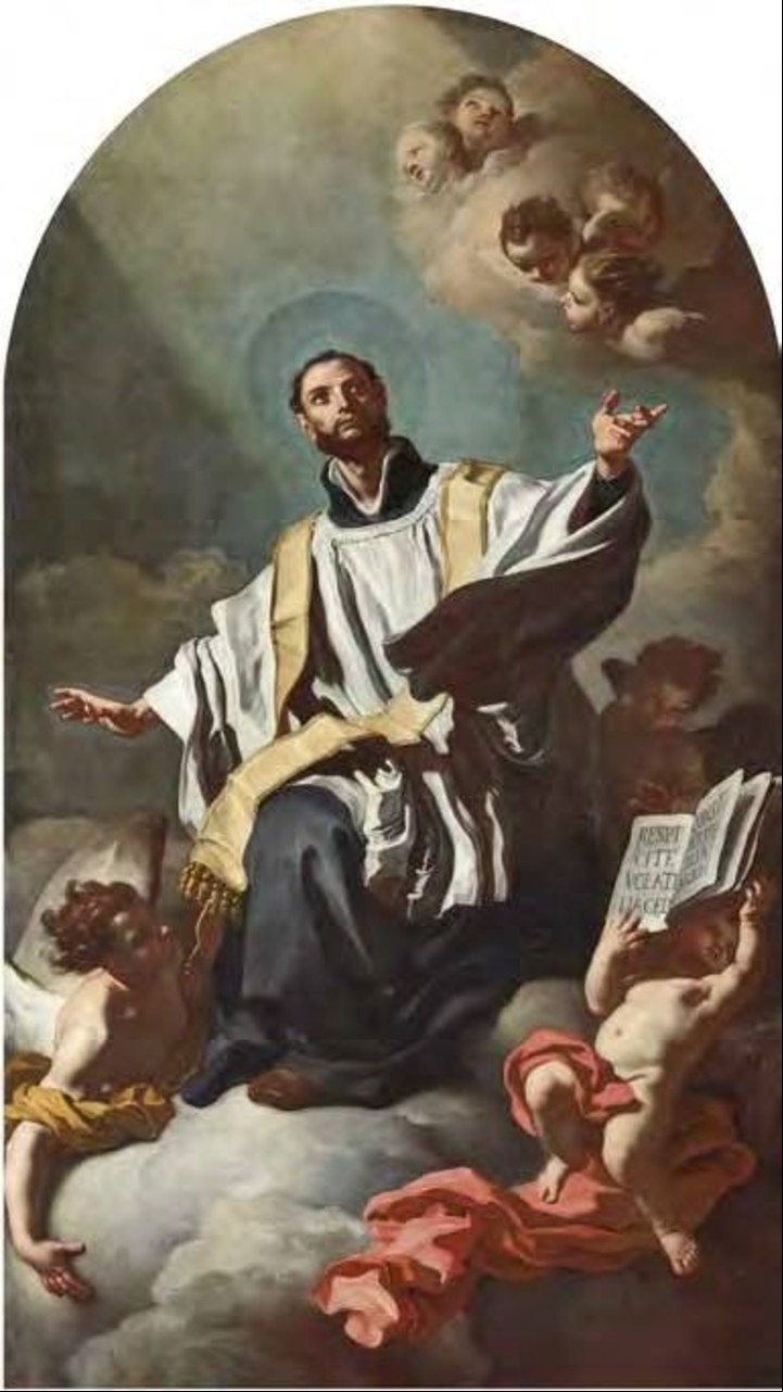 Santoral del 7 de agosto: día de San Cayetano, fundador y Patrono del pan y el trabajo./ Óleo de sco Solimena, colección San Gaetano, Vicenza. Wikipedia.