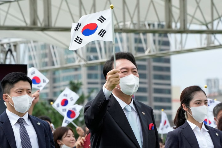 El presidente surcoreano Yoon Suk Yeol. Foto EFE/EPA/Ahn Young-joon