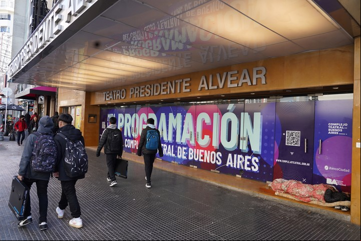 Según el Gobierno porteño, el teatro Presidente Alvear reabriría en el segundo semestre de 2023. Foto Guillermo Rodríguez Adami