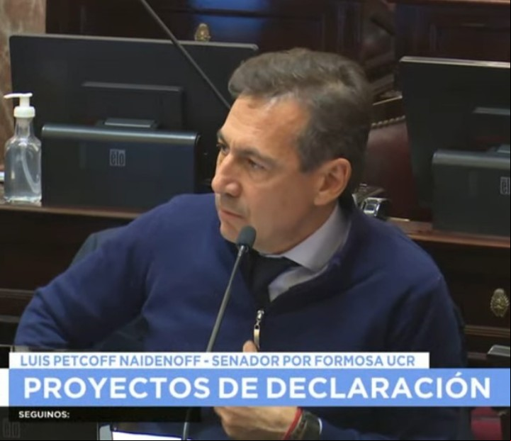 Luis Naidenoff, senador nacional de Formosa por la UCR.