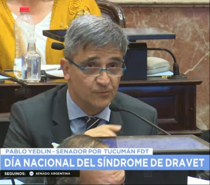 El senador Pablo Yedlin, del Frente de Todos de Tucumán, tuvo un cruce con Beatriz Ávila de JxC.