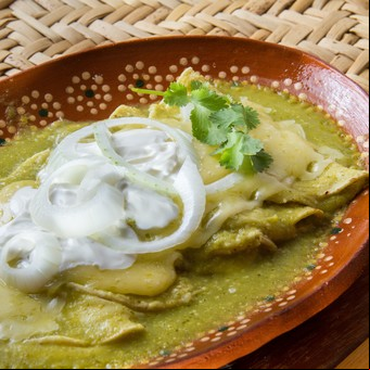 Enchiladas verdes