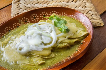 Receta de Enchiladas verdes