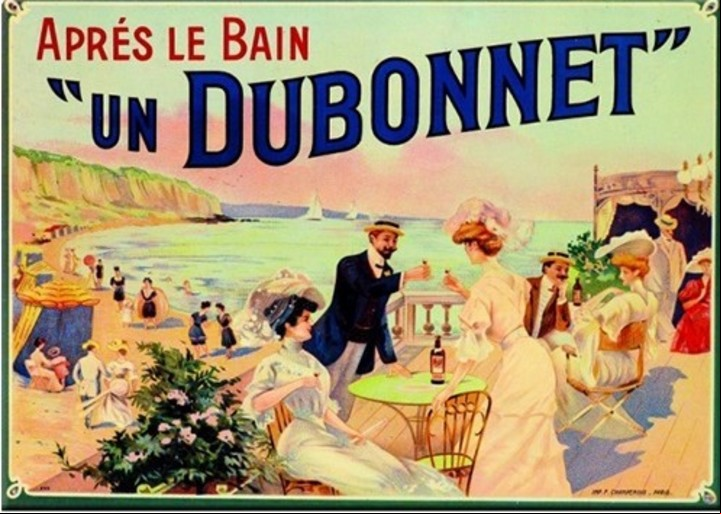 Antiguo afiches de aperitivo Dubbonet,