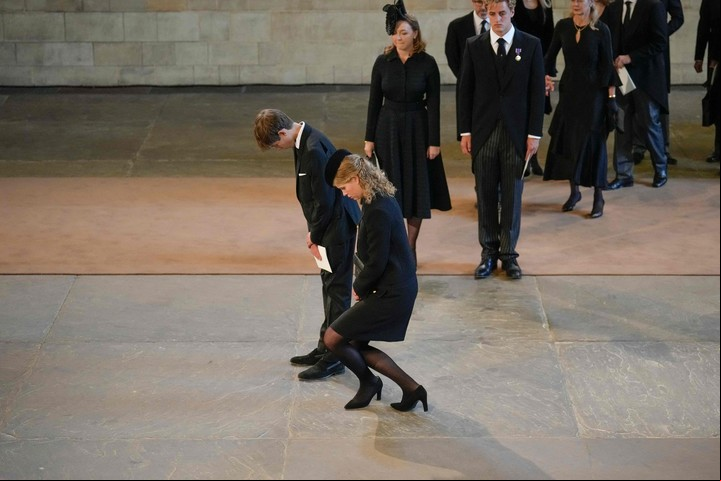 James y Louise Windsor, hijos del príncipe Eduardo. Foto Christopher Furlong / pool AFP