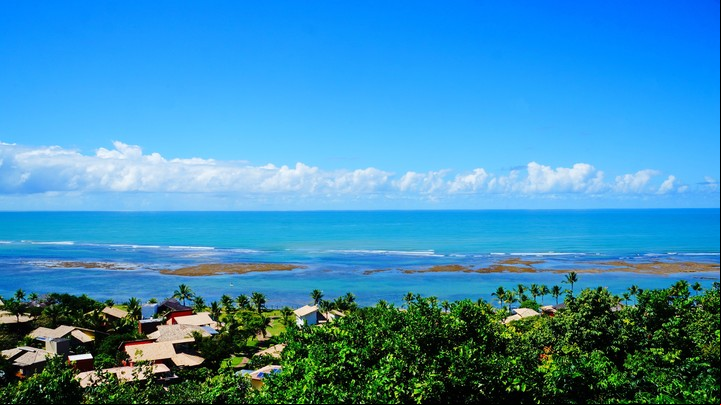 Postal de Arraial d´Ajuda, cerca de Porto Seguro. Foto Shutterstock