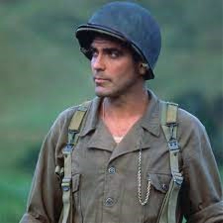 George Clooney: sus mejores películas. En La Delgada Línea Roja, de 1998.