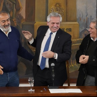 Alberto Fernández recibe a la CGT en Olivos en medio de la presión sindical por aumentos salariales que compensen la inflación