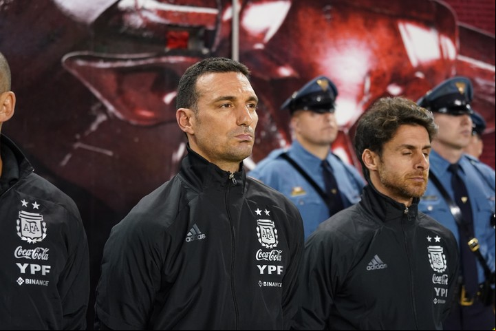 Lionel Scaloni, técnico de la Selección Argentina. Foto: Clarín / Tesone