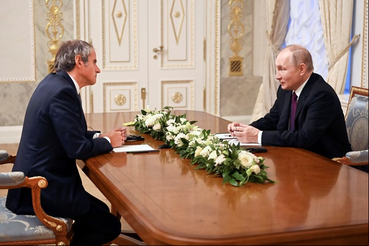 Grossi cara a cara con Putin