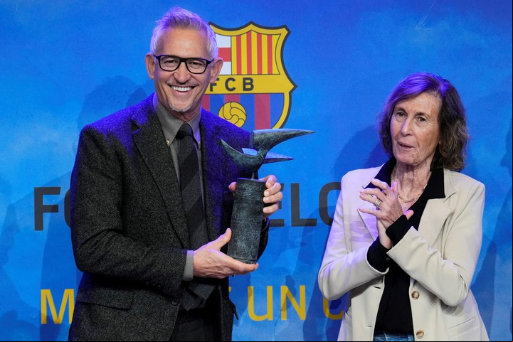 Lineker, recordado por su paso por el Barcelona. Foto: EFE/Alejandro García.