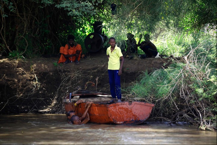 El río Nilo, fuente de agua y energía para millones de personas en Sudán (foto) y otros países de Africa. Foto: AFP