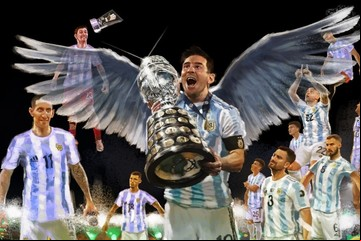 A poco del Mundial de Qatar: momentos históricos del fútbol se convierten en obras de arte digital