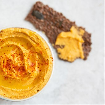 Hummus de zanahoria