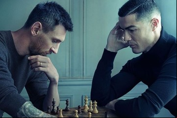 Messi y Cristiano Ronaldo, como nunca: las dos estrellas juntas para el comercial de una marca de lujo