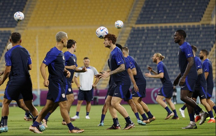 Estados Unidos, en los preparativos para el debut en Qatar 2022. Foto: Reuters