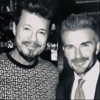 Mundial de Qatar: el encuentro entre Marcelo Tinelli y David Beckham