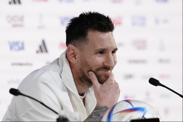Lionel Messi agradeció a quienes apoyan a la Selección Argentina. Foto: Fernando de la Orden/Enviado especial