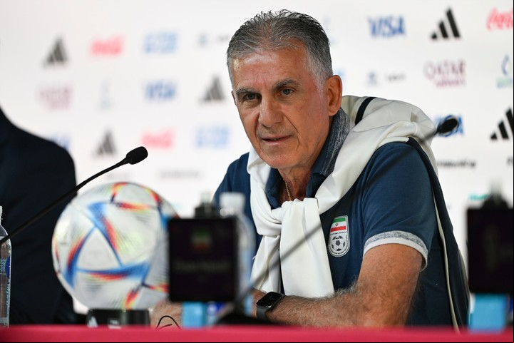 El portugués Carlos Queiroz volvió a Irán para dirigirlo por tercera ocasión consecutiva en un Mundial. Foto Xinhua/Xia Yifang