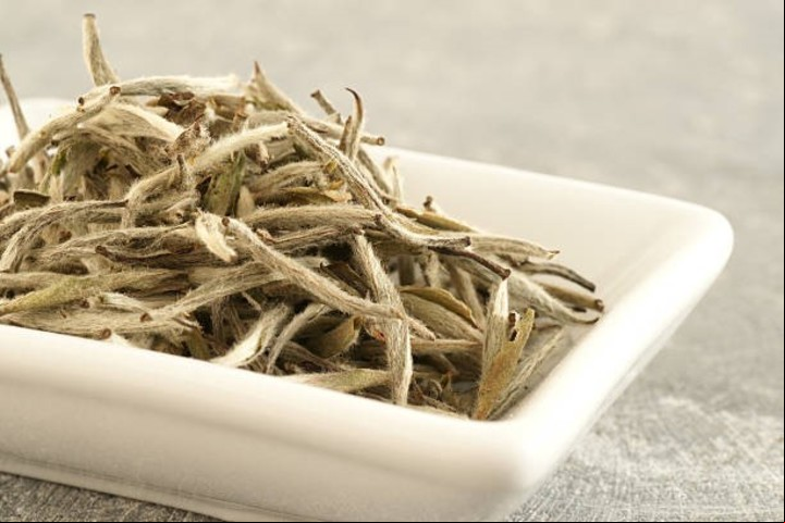 Hojas del té blanco. Foto: Getty Images