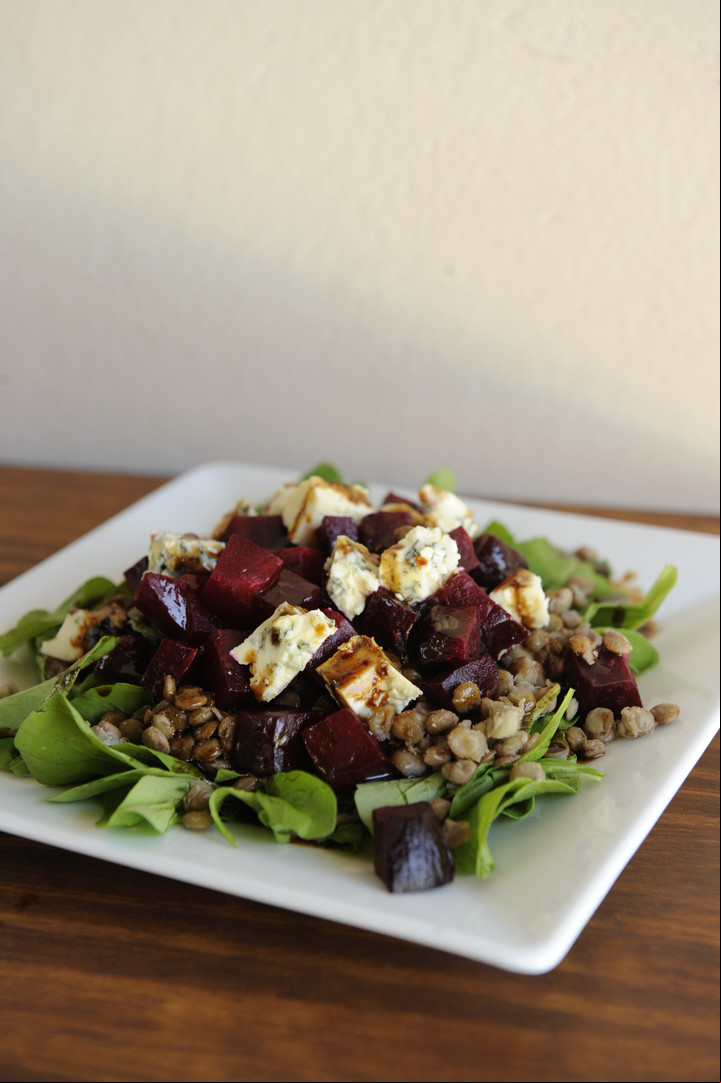 Ensalada de lentejas. Uno de los aconsejados por la dieta de Jennifer López.