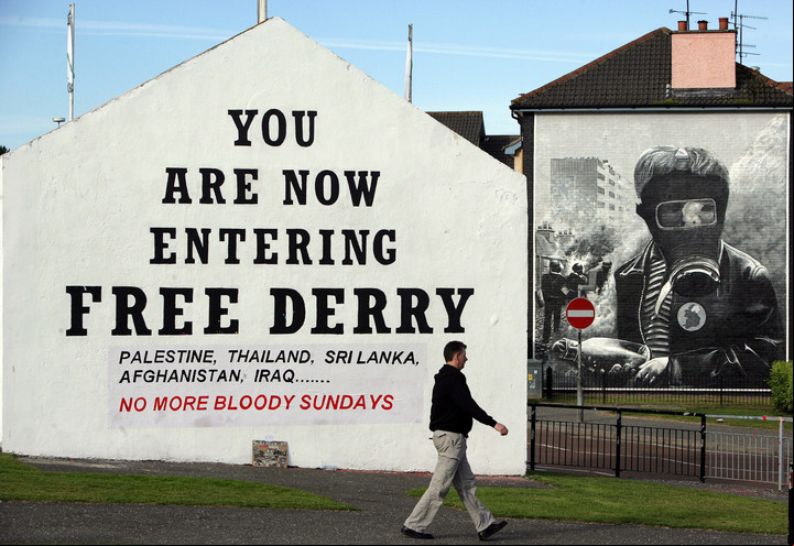 Memorial del Domingo sangriento en Derry.
Foto: EFE/STRINGER