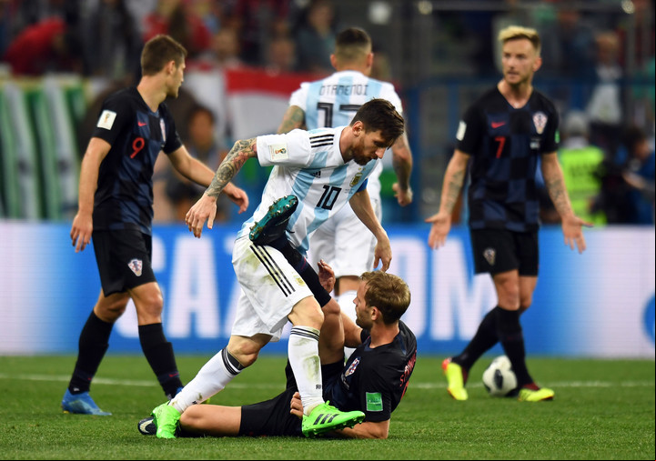 Messi ya enfrentó a Croacia en dos Mundiales diferentes. (Foto: JUANO TESONE / ENVIADO ESPECIAL - FTP CLARIN)