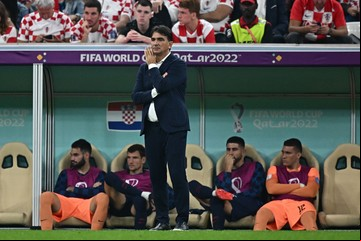 El buen gesto del DT de Croacia: interrumpió una entrevista para saludar a Lionel Messi tras la victoria de la Selección Argentina
