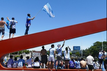 En la General Paz, los hinchas no pudieron dar vuelta el partido y se quedaron con el sabor de la desilusión