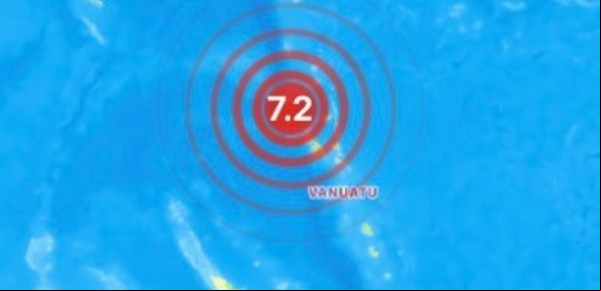 Alerta de tsunami en el Pacífico Sur tras un fuerte terremoto que impactó sobre las costas de Vanuatu