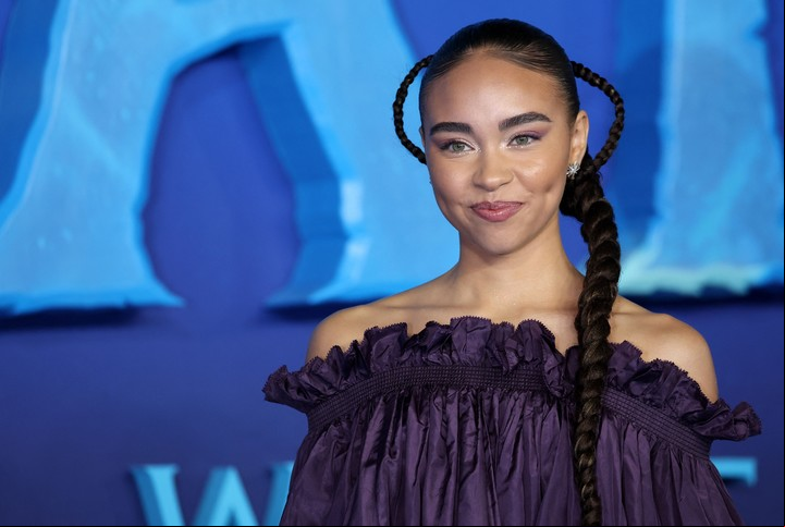 Bailey Bass tiene 19 años e interpreta a Tsireya en Avatar El camino del agua. Foto Isabel Infantes / AFP