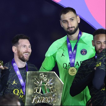 PSG vs Riyadh All-Star:  todas las fotos del duelo entre Lionel Messi y Cristiano Ronaldo