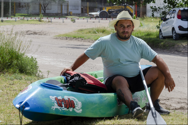 Tony dice que volverá al mar cuando su esposa lo autorice. Foto Facundo Morales