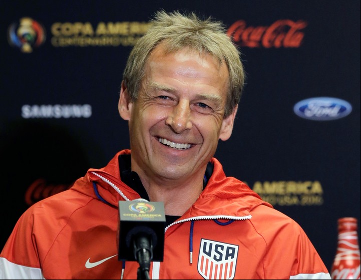 Jurgen Klinsmann fue técnico de la selección estadounidense que disputó la Copa América del Centenario. AP/Eric Gay.