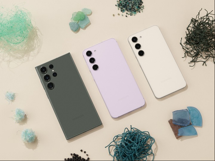S23 Ultra, S23+ y S23, los tres modelos presentados por Samsung en el evento Unpacked.