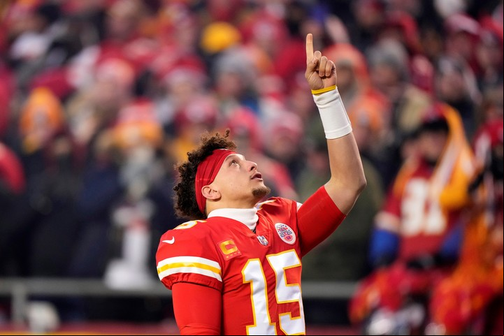 Mahomes estará presente en el Super Bowl. Foto: AP.