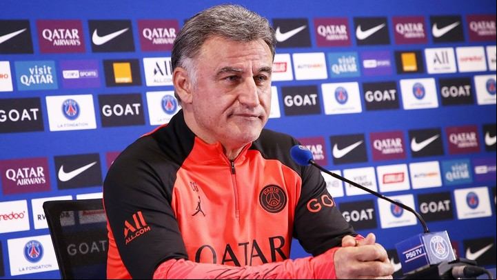 Christophe Galtier tuvo que salir al cruce de los cuestionamientos en la conferencia de prensa del viernes. Foto: Prensa PSG.